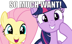 Size: 14044x8661 | Tagged: safe, imported from derpibooru, fluttershy, twilight sparkle, alicorn, pony, absurd resolution, meme, simple background, so much want, transparent background, twilight sparkle (alicorn), vector