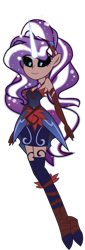 Size: 2494x7356 | Tagged: safe, artist:orin331, imported from derpibooru, gaea everfree, rarity, equestria girls, legend of everfree, absurd resolution, alternate universe, black sclera, clothes, dress, female, flash puppet, floating, fusion, gaea rarity, sleeveless, solo