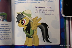 Size: 800x534 | Tagged: safe, imported from derpibooru, daring do, implied rainbow dash, irl, photo