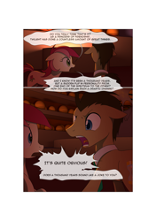 Size: 3541x5016 | Tagged: safe, artist:gashiboka, imported from derpibooru, doctor whooves, roseluck, time turner, pony, comic:recall the time of no return, comic, male, stallion
