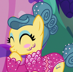 Size: 556x552 | Tagged: safe, imported from derpibooru, screencap, trapeze star, pony, viva las pegasus, blushing, cropped