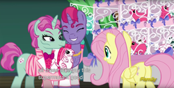 Size: 1920x975 | Tagged: safe, imported from derpibooru, screencap, fluttershy, pony, prairie dog, viva las pegasus, fallout, meme, siegfried and roy, striped prairie dog, super mutant, the flying prairinos, youtube caption