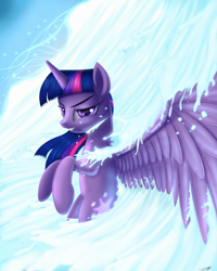 Size: 1024x1280 | Tagged: dead source, safe, artist:jeki, imported from derpibooru, twilight sparkle, alicorn, pony, female, grin, looking at you, smiling, solo, twilight sparkle (alicorn)