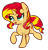 Size: 1280x1343 | Tagged: safe, artist:sukir, imported from derpibooru, sunset shimmer, pony, unicorn, female, simple background, solo, transparent background, watermark