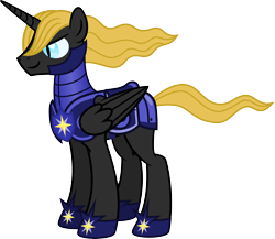 Size: 5377x4670 | Tagged: safe, artist:osipush, imported from derpibooru, prince blueblood, alicorn, pony, absurd resolution, alternate gender counterpart, alternate universe, bluecorn, male, male alicorn, nightmare blueblood, nightmarified, simple background, solo, transparent background, vector