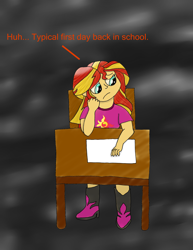 Size: 2550x3300 | Tagged: safe, artist:huffy26, imported from derpibooru, sunset shimmer, equestria girls, desk