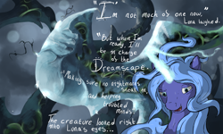 Size: 2000x1200 | Tagged: safe, artist:seventozen, imported from derpibooru, princess luna, female, s1 luna, solo, the exulansis project, younger