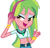 Size: 866x823 | Tagged: safe, artist:eli-j-brony, imported from derpibooru, lemon zest, equestria girls, belly button, clothes, female, midriff, short shirt, solo