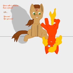 Size: 700x700 | Tagged: safe, artist:planetkiller, derpibooru exclusive, imported from derpibooru, oc, oc only, oc:planetkiller, fire pony, pony, fever, fire, impending doom, made of fire, ponified, subtle as a train wreck, this will end in pain, upside down