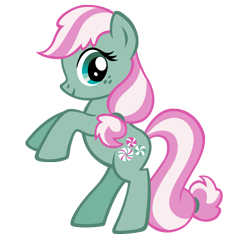 Size: 1597x1536 | Tagged: safe, artist:durpy, imported from derpibooru, minty, earth pony, pony, female, mare, recolor, simple background, solo, stock vector, transparent background