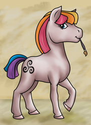 Size: 936x1296 | Tagged: safe, artist:philosophypony, imported from derpibooru, toola roola, female, g3, g3.5, realistic, solo