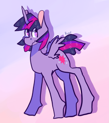 Size: 1187x1343 | Tagged: safe, artist:ratsarefriends, imported from derpibooru, twilight sparkle, alicorn, pony, female, solo, twilight sparkle (alicorn)