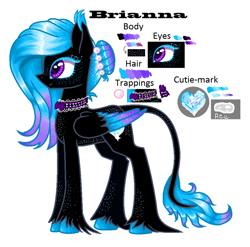 Size: 900x890 | Tagged: safe, artist:likelike1, imported from derpibooru, oc, oc only, oc:brianna, reference sheet, solo