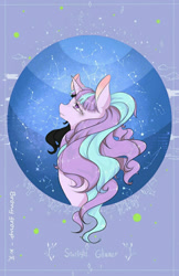 Size: 640x985 | Tagged: safe, artist:qianshoufo, imported from derpibooru, starlight glimmer, constellation, female, solo