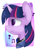 Size: 2048x2732 | Tagged: safe, artist:vanillashineart, imported from derpibooru, twilight sparkle, bust, clothes, female, monsparkle, music notes, portrait, solo