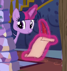 Size: 468x501 | Tagged: safe, imported from derpibooru, screencap, twilight sparkle, alicorn, pony, animated, female, gif, magic, solo, telekinesis, twilight sparkle (alicorn), writing