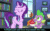 Size: 960x588 | Tagged: safe, edit, edited screencap, imported from derpibooru, screencap, rainbow dash, spike, starlight glimmer, butterfly, every little thing she does, animated, book, caption, comic, concerned, cute, excited, flash cards, gif, glimmerbetes, happy, kite, library, magic, picture, plant, screencap comic, smug, smuglight glimmer, starlight's room, text, twilight's castle