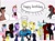 Size: 1299x963 | Tagged: safe, artist:ask-luciavampire, imported from derpibooru, oc, oc only, alicorn, pegasus, pony, unicorn, vampire, vampony, tumblr:ask-luciavampire, alicorn oc, banner, beret, birthday, birthday cake, birthday candles, cake, food, happy birthday, hat, perfectly balanced as all things should be, sitting, tumblr