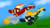 Size: 2846x1600 | Tagged: safe, artist:gutovi, imported from derpibooru, lightning dust, rainbow dash, pegasus, pony, clothes, competition, crossover, duo, flight suit, goggles, golden snitch, gryffindor, harry potter, harry potter (series), quidditch, signature, slytherin