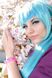 Size: 639x960 | Tagged: safe, artist:meimeidevil, imported from derpibooru, sonata dusk, human, clothes, cosplay, costume, irl, irl human, photo, solo