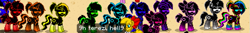Size: 843x110 | Tagged: safe, imported from derpibooru, oc, oc only, pony, pony town, rainbow, tron