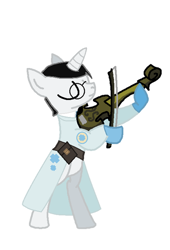 Size: 400x588 | Tagged: safe, imported from derpibooru, pony, doctor, medic, musical instrument, ponified, solo, team fortress 2, violin