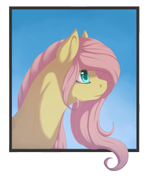 Size: 1389x1573 | Tagged: safe, artist:artistic-rainbow, imported from derpibooru, fluttershy, bust, female, portrait, solo