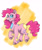 Size: 1232x1463 | Tagged: safe, artist:sweetheart-arts, imported from derpibooru, pinkie pie, female, pokémon, solo, unshorn fetlocks