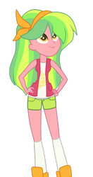 Size: 1000x1900 | Tagged: safe, artist:luckyclau, imported from derpibooru, lemon zest, equestria girls, alternate universe, female, solo