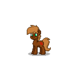 Size: 400x400 | Tagged: safe, imported from derpibooru, oc, oc only, oc:grizzly bear, pony, pony town, pixel art, solo