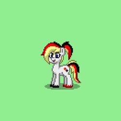 Size: 395x393 | Tagged: safe, imported from derpibooru, pony, pony town, dc comics, harley quinn, pixel art, ponified, solo