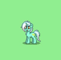 Size: 395x389 | Tagged: safe, imported from derpibooru, lyra heartstrings, pony, pony town, female, pixel art, solo