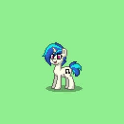 Size: 392x392 | Tagged: safe, imported from derpibooru, dj pon-3, vinyl scratch, pony, pony town, female, pixel art, solo