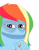 Size: 500x635 | Tagged: safe, artist:fillylover, imported from derpibooru, rainbow dash, hand, image macro, looking at you, male, meme, pepe the frog, solo