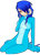 Size: 356x489 | Tagged: safe, artist:hannaspeert123, imported from derpibooru, princess ember, human, female, humanized, simple background, solo, transparent background