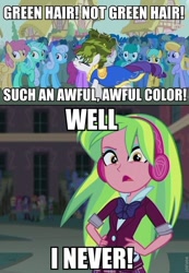 Size: 588x849 | Tagged: safe, edit, edited screencap, imported from derpibooru, screencap, lemon zest, lyra heartstrings, rarity, twinkleshine, equestria girls, background pony, meme