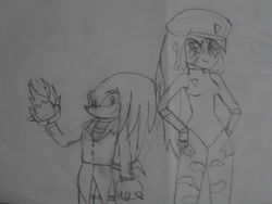 Size: 1024x768 | Tagged: safe, artist:brandonale, imported from derpibooru, applejack, equestria girls, cammy white, clothes, cosplay, costume, crossover, iori yagami, king of fighters, knuckles the echidna, sonic the hedgehog (series), street fighter, traditional art