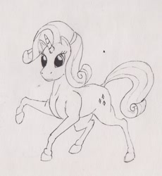 Size: 1287x1396 | Tagged: safe, artist:mackeroth, imported from derpibooru, rarity, pony, drawing, female, hoers, pencil drawing, sketch, solo, traditional art