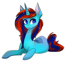 Size: 1000x1000 | Tagged: safe, artist:mentalphase, imported from derpibooru, oc, oc only, pony, unicorn, colored pupils, female, mare, prone, simple background, solo, transparent background