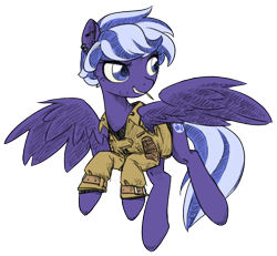 Size: 1280x1182 | Tagged: safe, artist:inlucidreverie, imported from derpibooru, oc, oc only, oc:night sky, pegasus, pony, fallout equestria, clothes, female, jacket, mare, simple background, solo, toothpick, transparent background