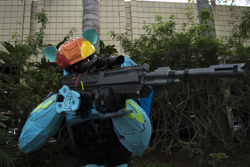 Size: 6000x4000 | Tagged: safe, artist:sempbron3, imported from derpibooru, rainbow dash, human, absurd resolution, clothes, cosplay, costume, crossover, fire team harmony, gun, halo (series), irl, irl human, pacific ponycon, pacific ponycon 2017, photo, rd spartan, rifle, sniper rifle, weapon
