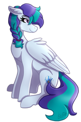 Size: 1205x1800 | Tagged: safe, artist:kikirdcz, imported from derpibooru, oc, oc only, pegasus, pony, braid, female, mare, simple background, solo, transparent background
