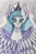 Size: 1024x1531 | Tagged: safe, artist:sachanart, imported from derpibooru, princess luna, pony, colored pencil drawing, female, princess of the night, solo, traditional art