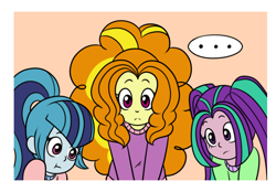 Size: 754x525 | Tagged: safe, artist:goddessgoodra, artist:tenebrisdawn, artist:tenebrisdawnmlp, imported from derpibooru, adagio dazzle, aria blaze, sonata dusk, equestria girls, ..., bedazzled, comic