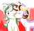 Size: 830x748 | Tagged: safe, artist:stec-corduroyroad, derpibooru exclusive, imported from derpibooru, oc, oc only, oc:asha, oc:corduroy road, earth pony, pony, unicorn, cheek kiss, couple, cute, kiss on the cheek, kissing, male, one eye closed, straight