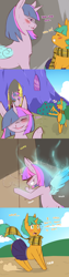 Size: 1200x4800 | Tagged: safe, artist:cold-blooded-twilight, imported from derpibooru, snails, twilight sparkle, alicorn, pony, ask glitter shell, cold blooded twilight, comic:when aero met glitter, absurd resolution, blood, blushing, clothes, comic, crossdressing, door, door slam, explicit source, glitter shell, nosebleed, scarf, shivering, skirt, slam, tumblr, twilight sparkle (alicorn), waving