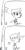 Size: 1080x2160 | Tagged: safe, artist:tjpones, imported from derpibooru, oc, oc only, pony, robot, ai pony, artificial intelligence, battery, charging, coffee, coffee mug, comic, computer, cute, dialogue, floating, floating object, grayscale, monochrome, music notes, simple background, sleepy, solo, white background