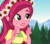 Size: 384x338 | Tagged: safe, imported from derpibooru, screencap, gloriosa daisy, equestria girls, legend of everfree, animated, cropped, female, gif, magical geodes, solo