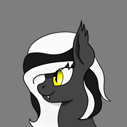 Size: 640x640 | Tagged: safe, artist:thunderboltgrimdark, imported from derpibooru, oc, oc only, oc:thunderbolt, bat pony, pony, solo