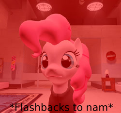 Size: 797x744 | Tagged: safe, imported from derpibooru, pinkie pie, oc, oc:sockie pie, pony, 2fort, 3d, flashback, gmod, hoverboard, ptsd, solo, vietnam, vietnam war